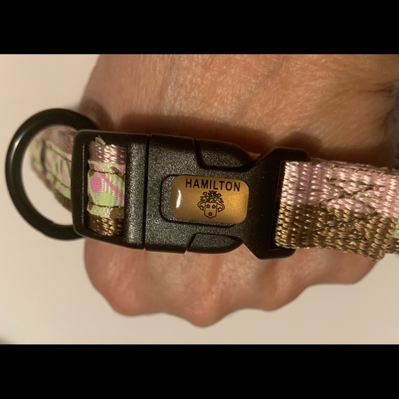 NEW Sz S to M Hamilton Paw Prints Adjustable Dog Collar - Picture 2 of 4